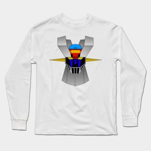 Mazinger Z Mecha Head Long Sleeve T-Shirt